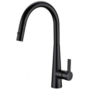 Otus Matte Black Pull-out Sink Mixer